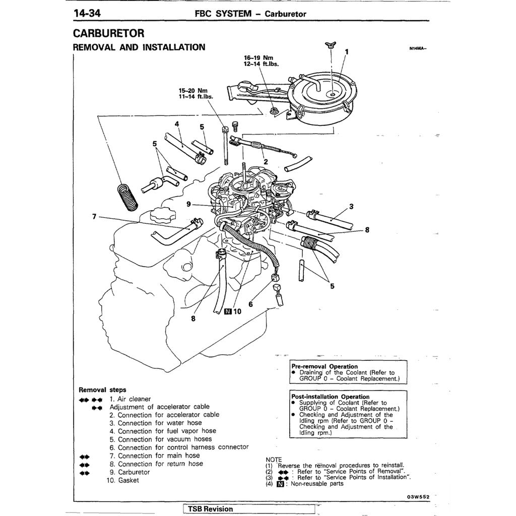 MITSUBISHI PAJERO L040 1982-1991 Full Manual Set – Repair & Maintenance Manual