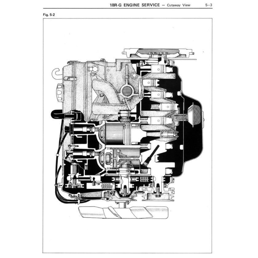 TOYOTA ENGINE 18R /18R-C/ 18R-G Workshop Repair Manual