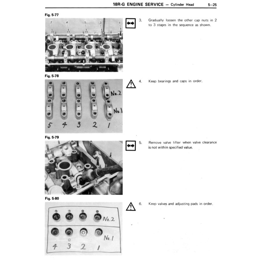 TOYOTA ENGINE 18R /18R-C/ 18R-G Workshop Repair Manual
