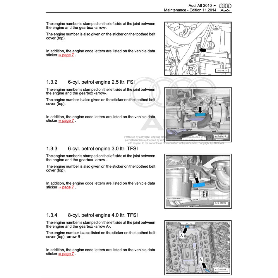 AUDI A8 S8/D4/H4 2010-2017 Full Manual Set – Repair & Maintenance Manual