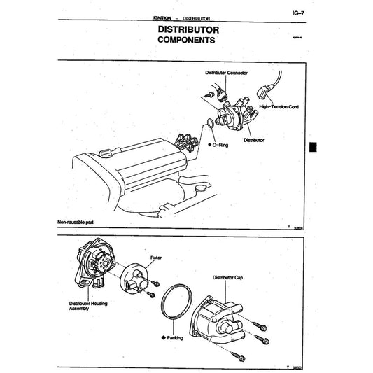 4AGE TOYOTA ENGINE 4A-GE 20V Full Manual Set – "BLACKTOP" Repair & Maintenance Manual and DIAGNOSTIC MANUAL and WIRING DIAGRAMS/ECU PINOUTS