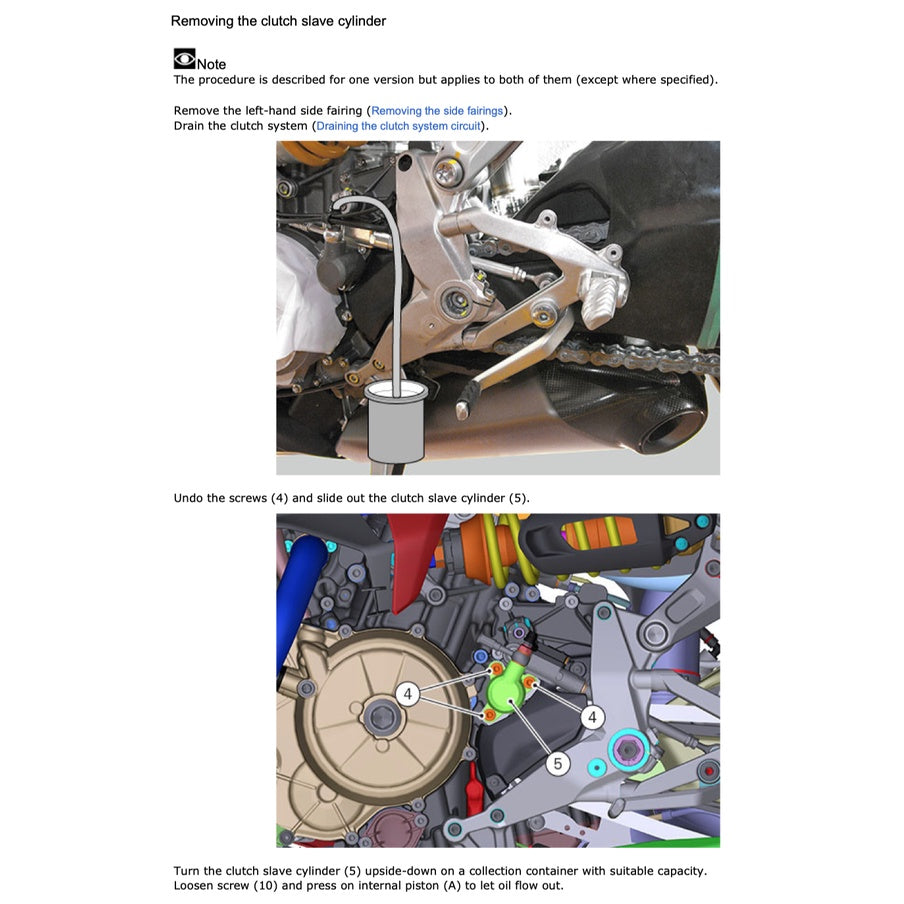 DUCATI PANIGALE 1299S 2015-2018 Full Manual Set – Repair & Maintenance Manual and Spare Parts Catalog and OWNER's MANUAL