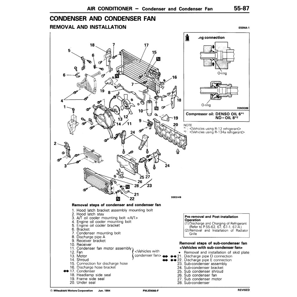 MITSUBISHI PAJERO II V20 1991-1999 Full Manual Set – Repair & Maintenance Manual