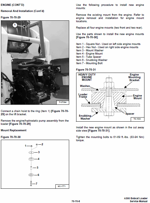 Bobcat A300 Skid-Steer Loader Service Manual Workshop Guide