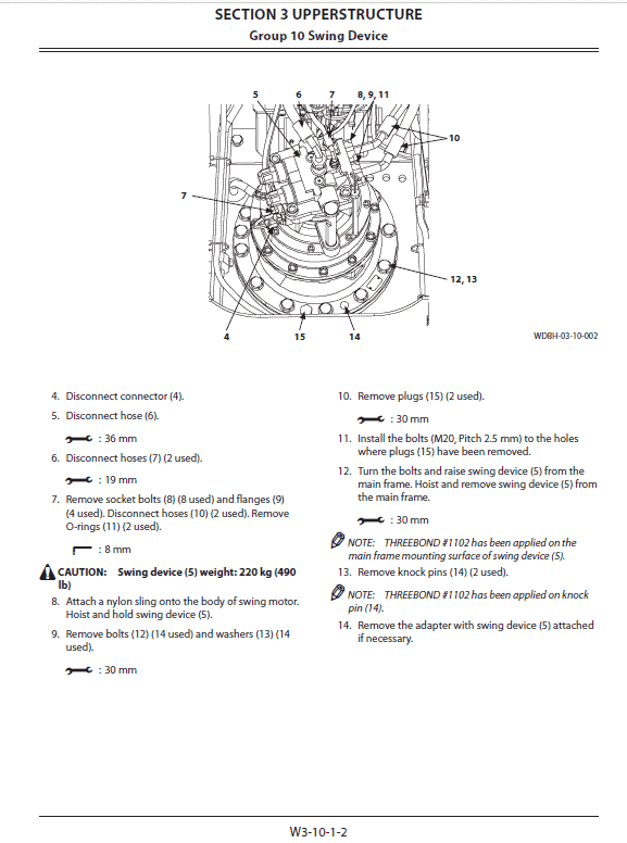 Hitachi ZX160LC-5A and ZX160LC-5B Excavator Service Repair Manual Workshop Guide
