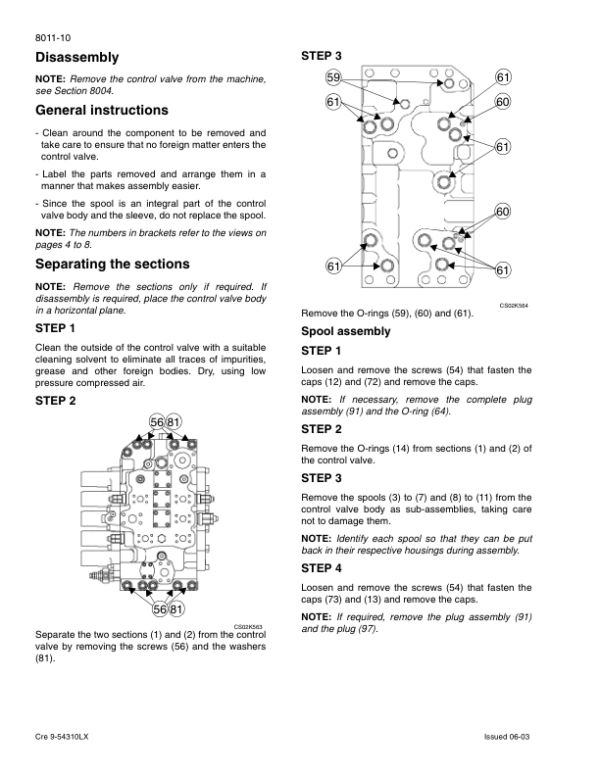 Linkbelt 600LX, 600LX MH Excavator Service Repair Manual Workshop Guide