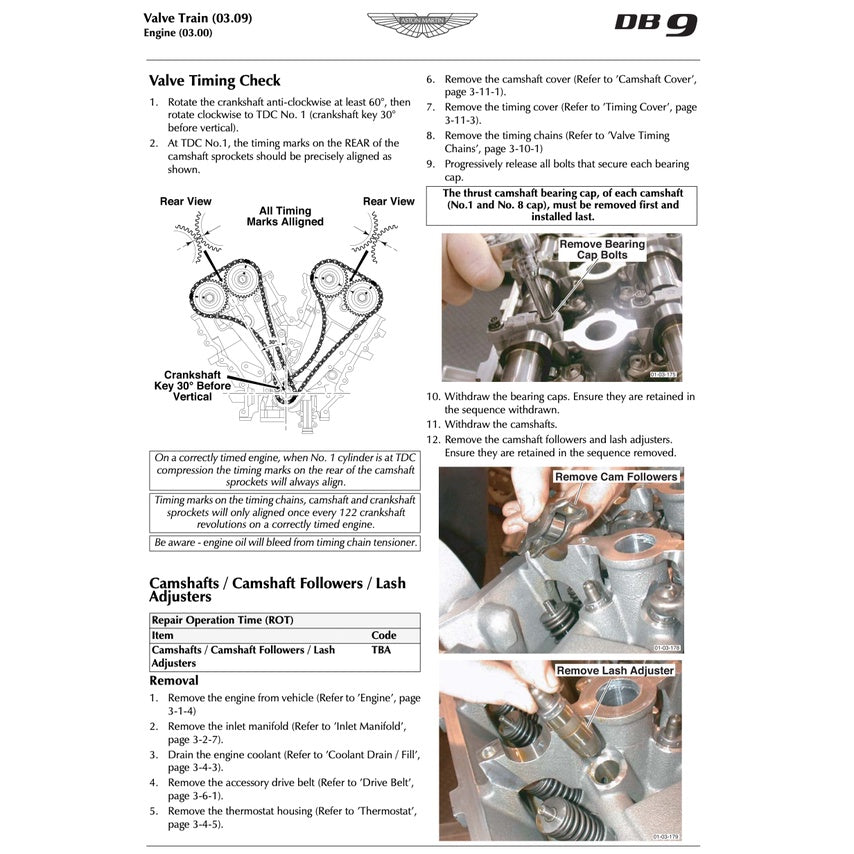 ASTON MARTIN DB9 2005-2016 Full Manual Set – Repair & Maintenance Manual