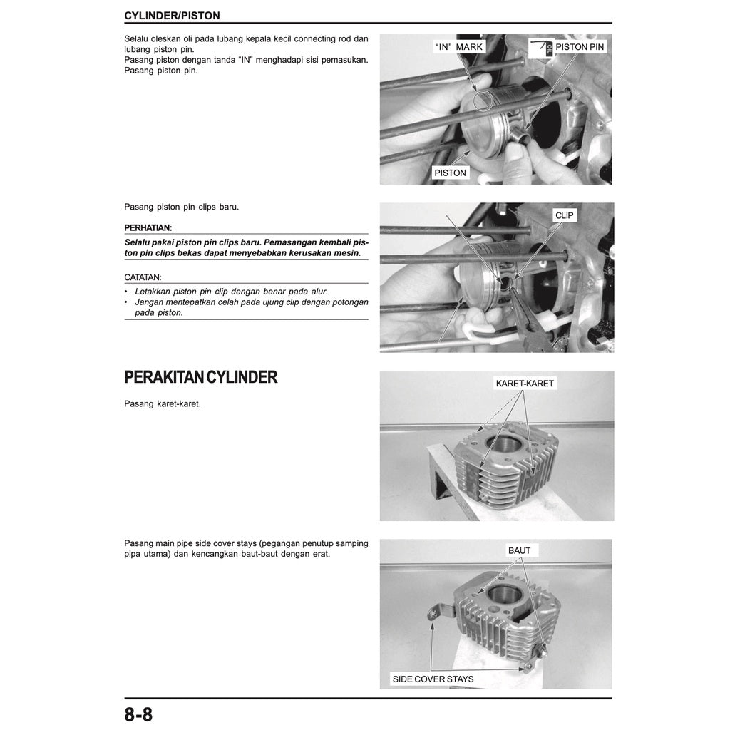 HONDA WAVE 125 2002+ Full Manual Set – Repair & Maintenance Manual / BUKU PEDOMAN REPARASI