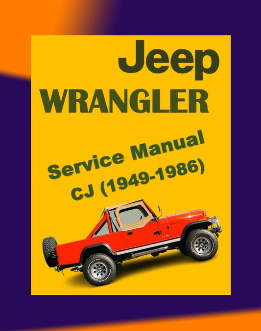 JEEP CJ 1949-1986 Full Manual Set – Repair & Maintenance Manual