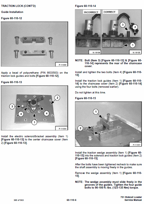 Bobcat 751 Skid-Steer Loader Service Manual Workshop Guide