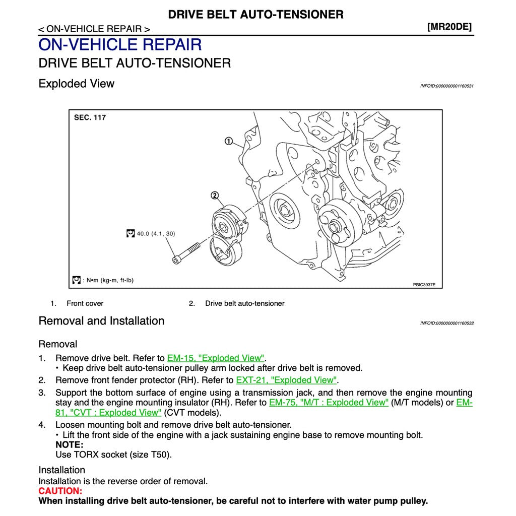 Nissan X-Trail T31 2007-2013 Full Manual Set – Repair & Maintenance Manual