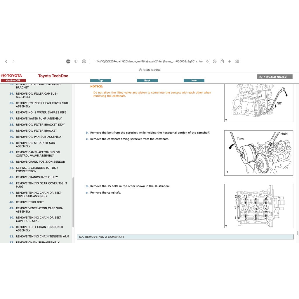 TOYOTA IQ 2008-2015 Full Manual Set – Repair & Maintenance Manual