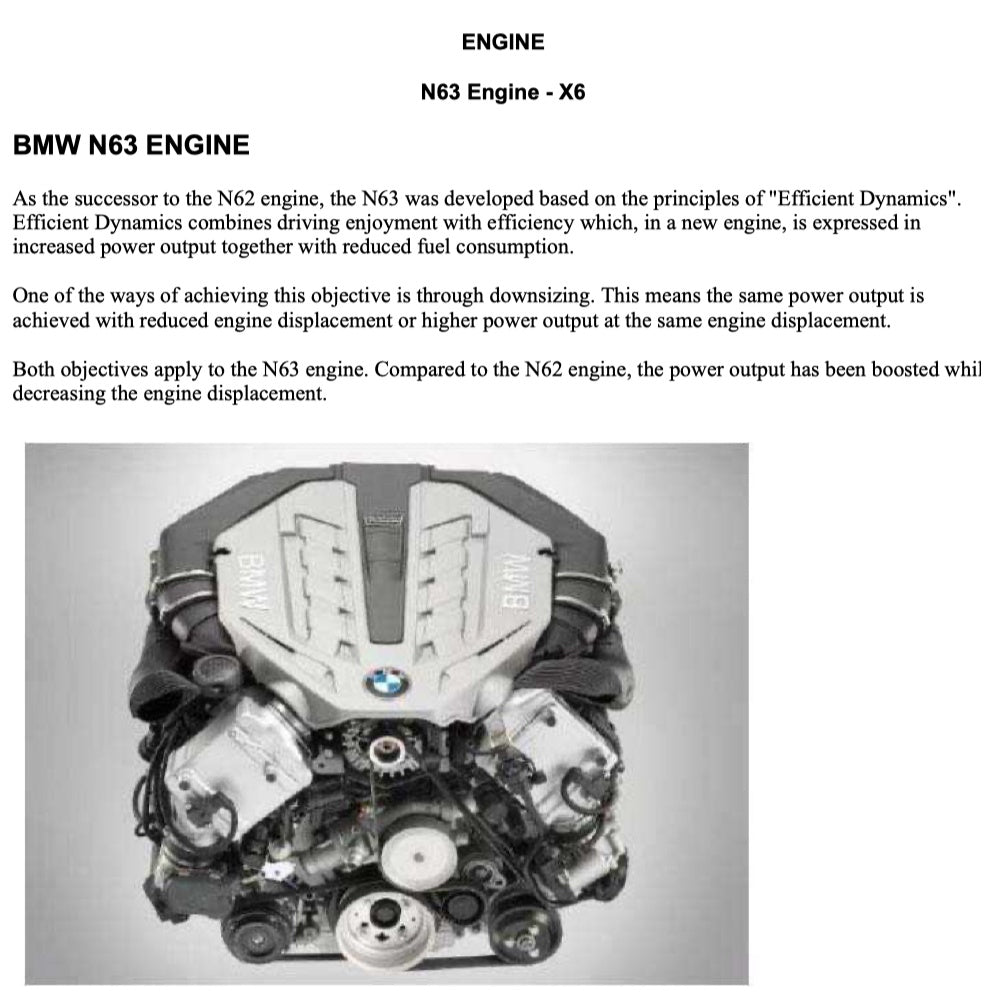BMW X6 E71 2008-2014 Full Manual Set – Repair & Maintenance Manual