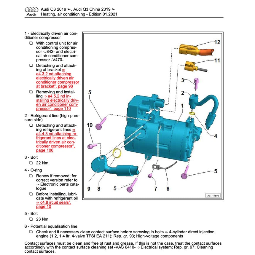 AUDI Q3 F3 2018+ Full Manual Set – Repair & Maintenance Manual