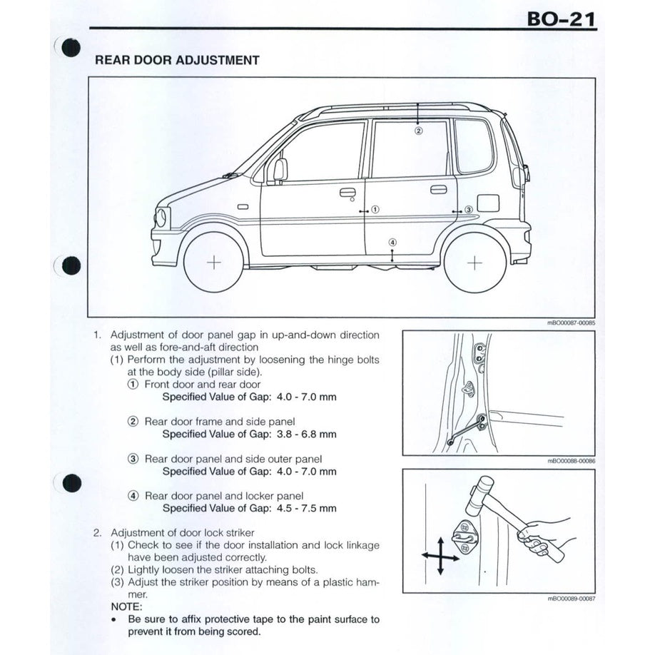 PERODUA KENARI L901 2000-2009 Full Manual Set – Repair & Maintenance Manual