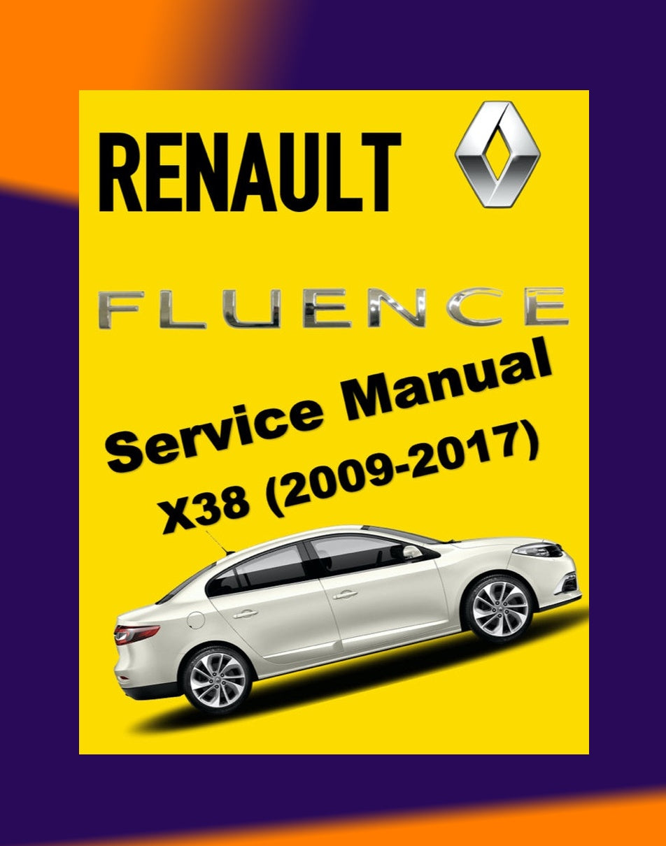 RENAULT FLUENCE 2009-2017 Full Manual Set – Repair & Maintenance Manual
