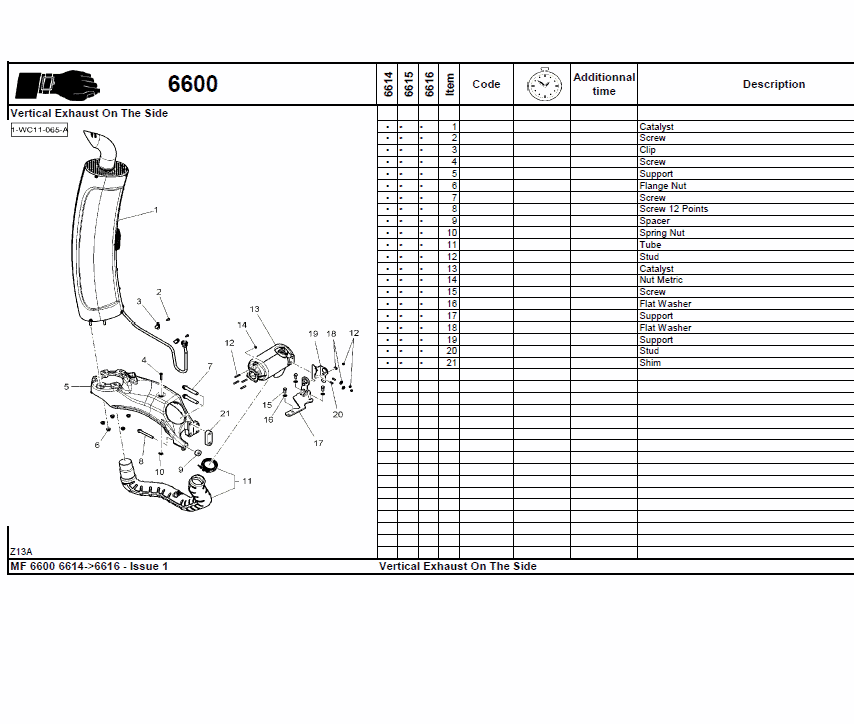 Massey Ferguson 6612, 6613, 6614, 6615 Tractor Service Manual Workshop Guide