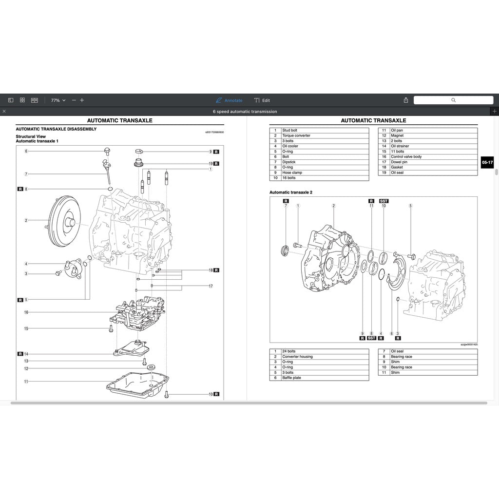 MAZDA 6 GJ1 2013-2021 Full Manual Set – Repair & Maintenance Manual