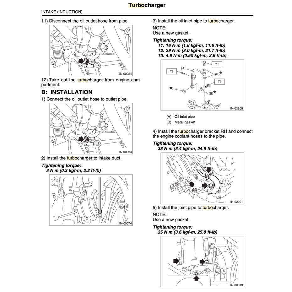 SUBARU FORESTER SG 2002-2008 Full Manual Set – Repair & Maintenance Manual
