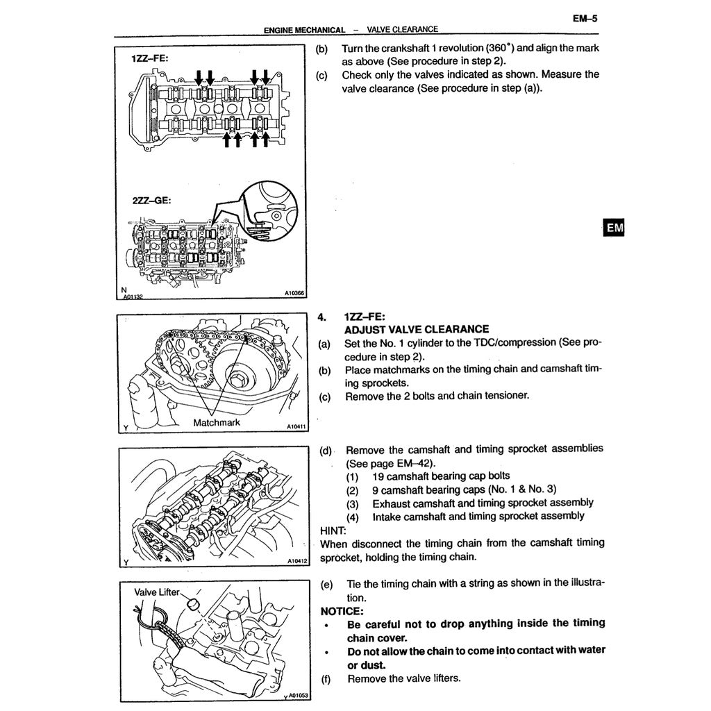 TOYOTA CELICA 2000 T230 1999-2006 Full Manual Set – Repair & Maintenance Manual