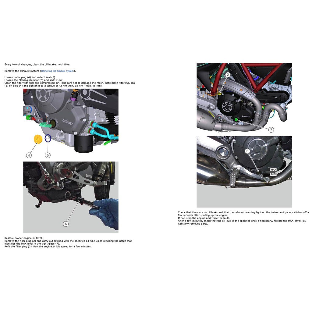 DUCATI SCRAMBLER 800 2015-2018 Full Manual Set – SERVICE REPAIR WORKSHOP MANUAL and Spare Parts Catalog and User Handbook