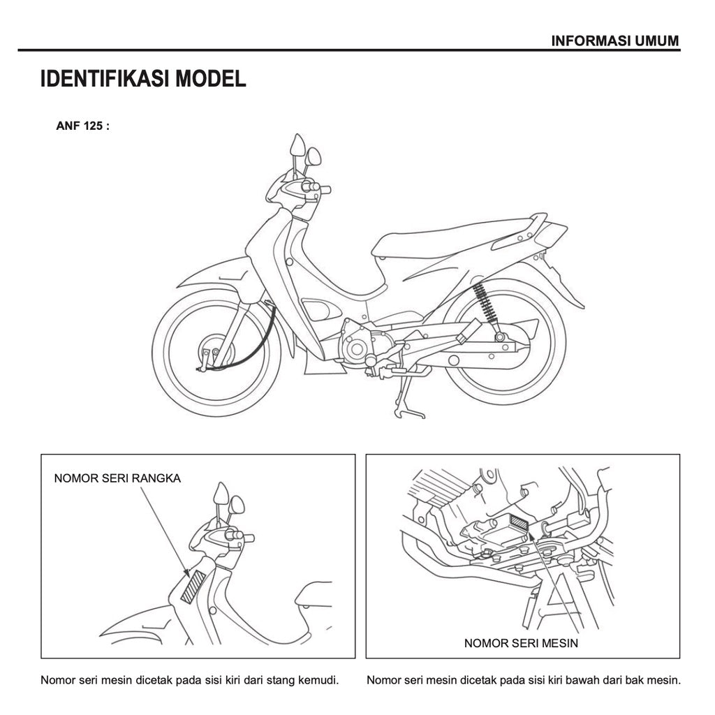 HONDA WAVE 125 2002+ Full Manual Set – Repair & Maintenance Manual / BUKU PEDOMAN REPARASI