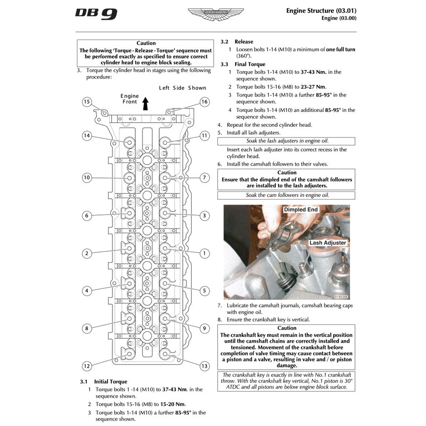 ASTON MARTIN DB9 2005-2016 Full Manual Set – Repair & Maintenance Manual