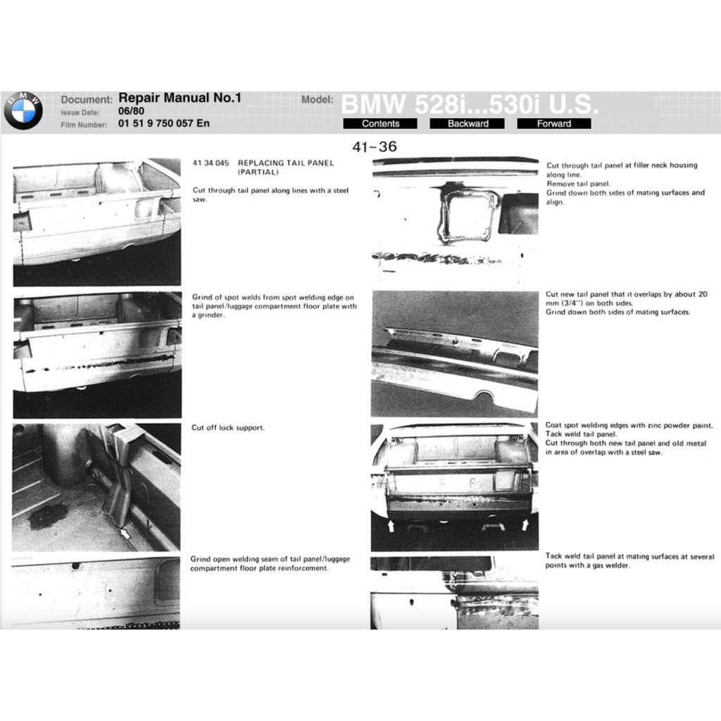 BMW 5 SERIES E28 1982-1988 Full Manual Set – Repair & Maintenance Manual