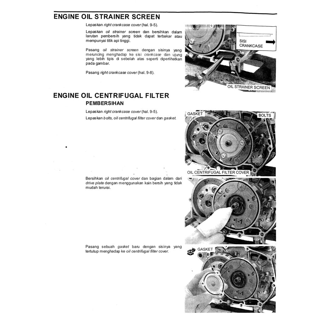 HONDA WAVE 110 Workshop Repair Manual / BUKU PEDOMAN REPARASI