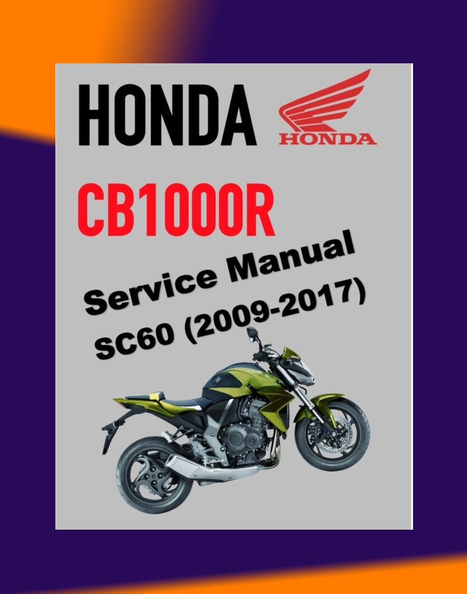 HONDA CB1000R SC60 2009-2017 Full Manual Set – Repair & Maintenance Manual and User Handbook / CB 1000 R