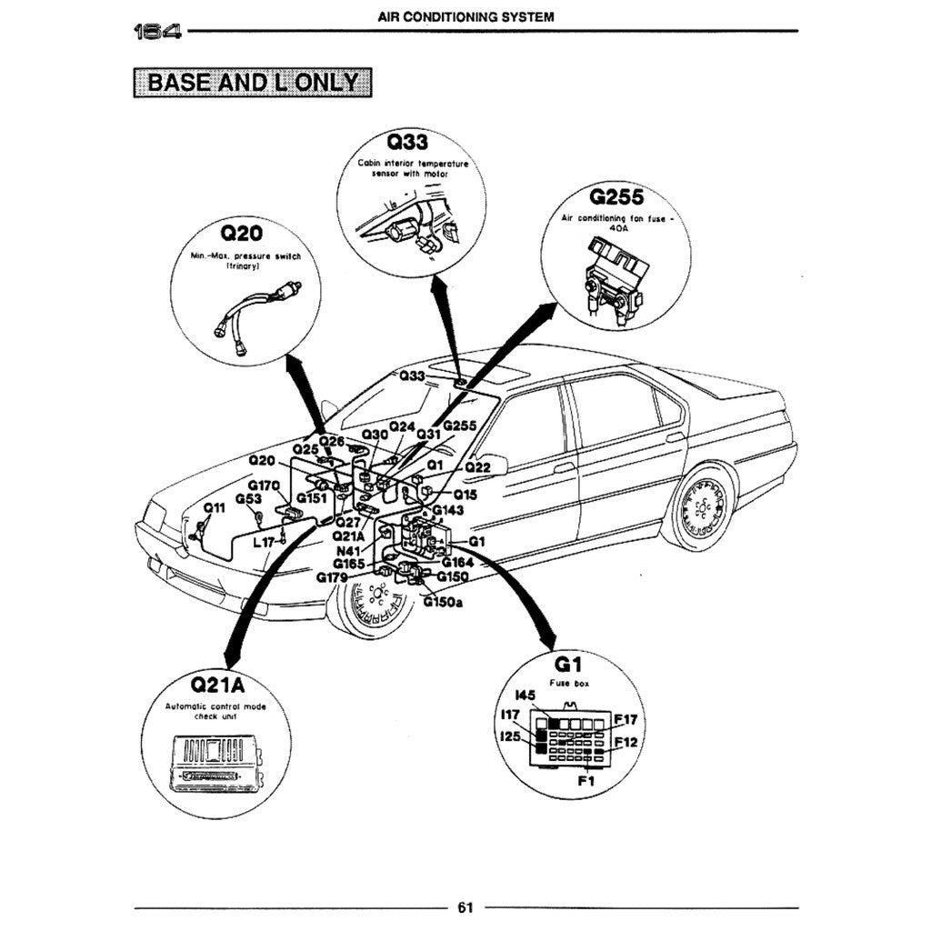 ALFA ROMEO 164 1987-1998 Full Manual Set – Repair & Maintenance Manual