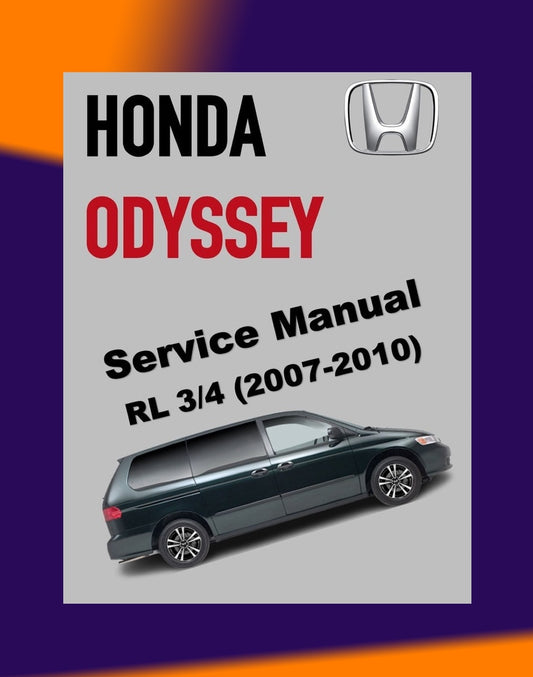 HONDA ODYSSEY RL 2007-2010 Full Manual Set – Repair & Maintenance Manual