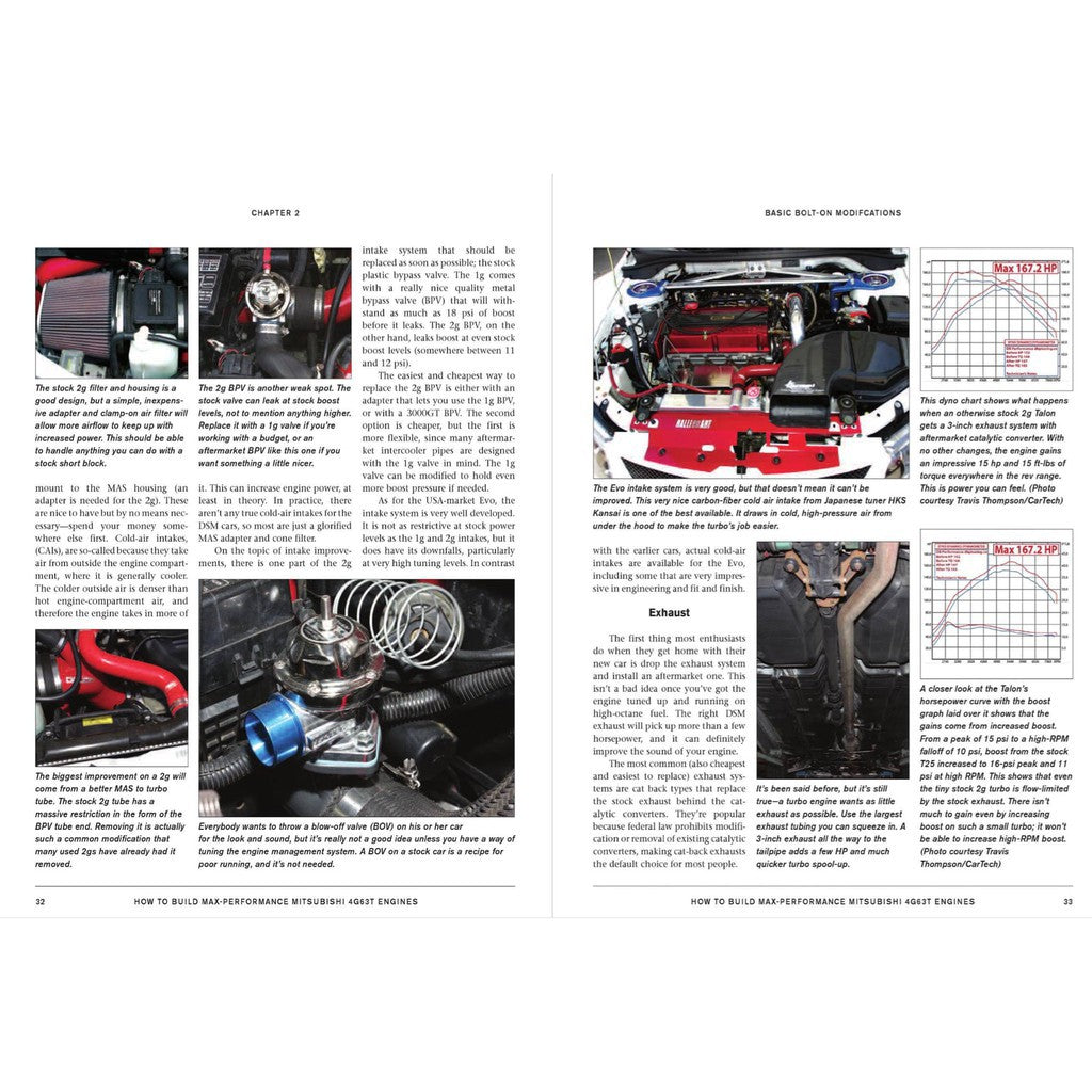 4G63 - HOW TO BUILD MAX-PERFORMANCE MITSUBISHI 4G63T ENGINE 2009 Full Manual Set – R. BOWEN - SA148