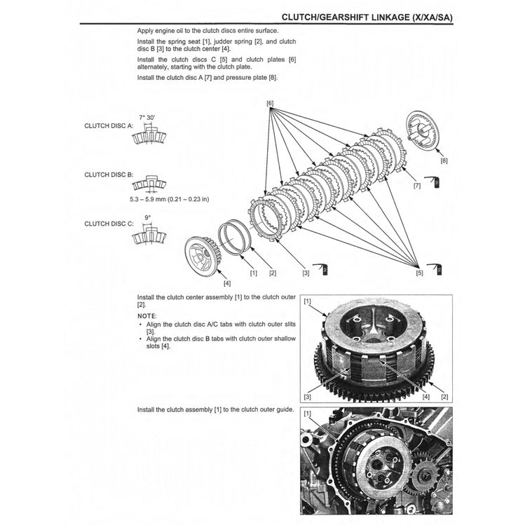 HONDA NC700X/A/D / NC750X/A/D 2012-2024 Full Manual Set – Repair & Maintenance Manual and Spare Parts Catalog and User Handbook