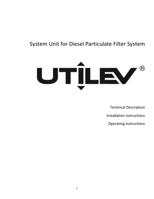 Utilev UT20-25P, UT30-35P Forklift A281 Series Repair Manual Workshop Guide
