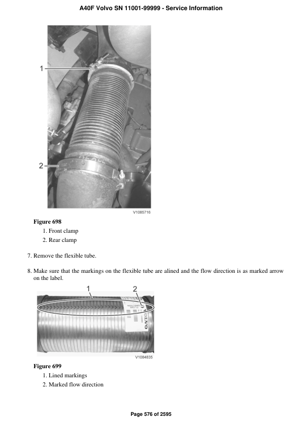 Volvo A40F Articulated Dump Truck Repair Service Manual (SN 11001-99999) Workshop Guide