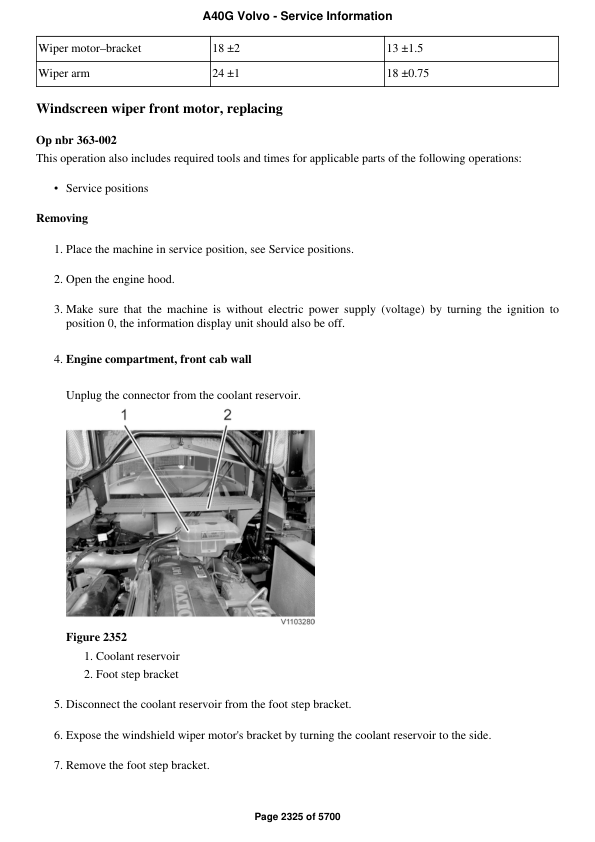 Volvo A40G Articulated Dump Truck Repair Service Manual Workshop Guide