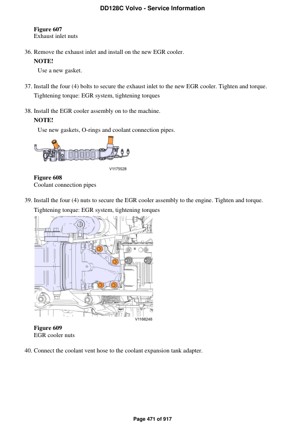 Volvo DD128C Asphalt Compactors Repair Service Manual Workshop Guide