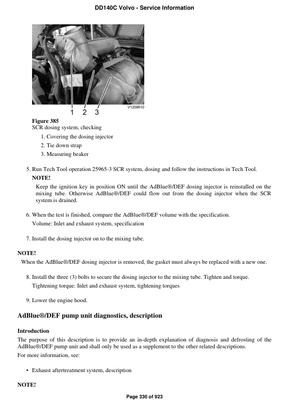 Volvo DD140C Asphalt Compactors Repair Service Manual Workshop Guide