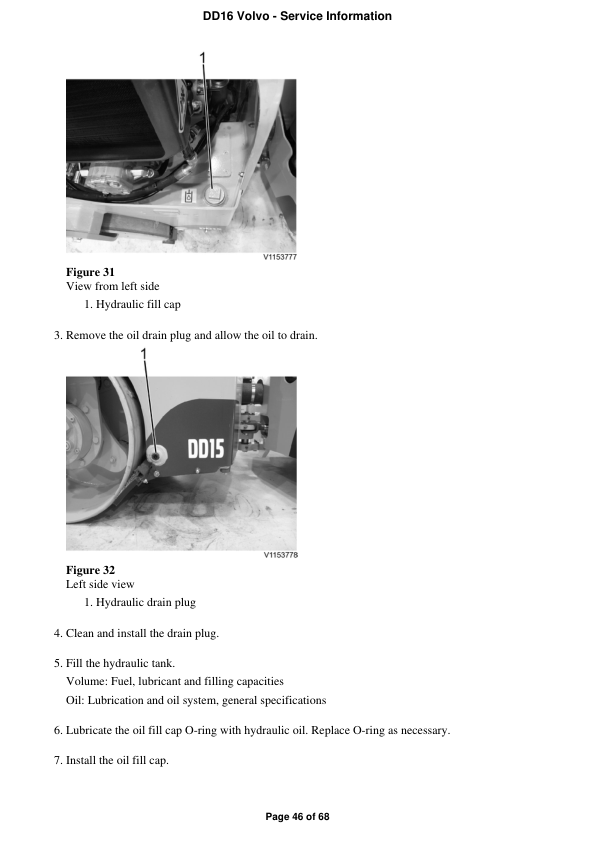 Volvo DD16 Asphalt Compactors Repair Service Manual Workshop Guide