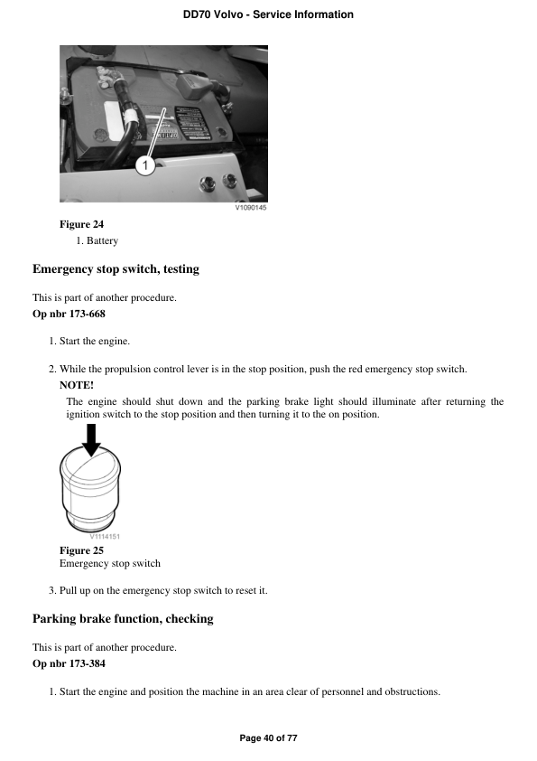 Volvo DD70 Asphalt Compactors Repair Service Manual Workshop Guide