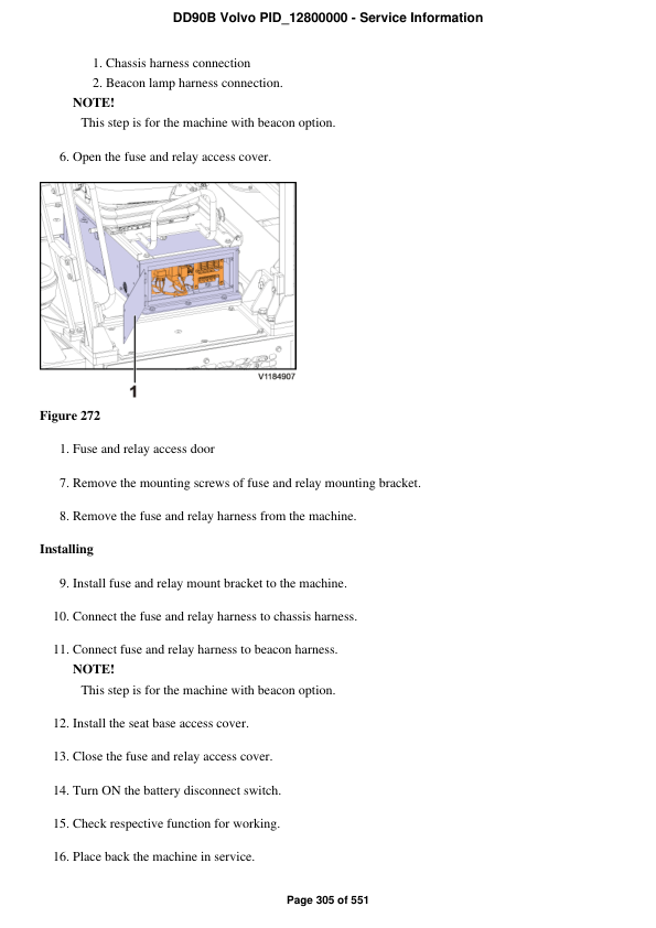 Volvo DD90B Asphalt Compactors Repair Service Manual Workshop Guide
