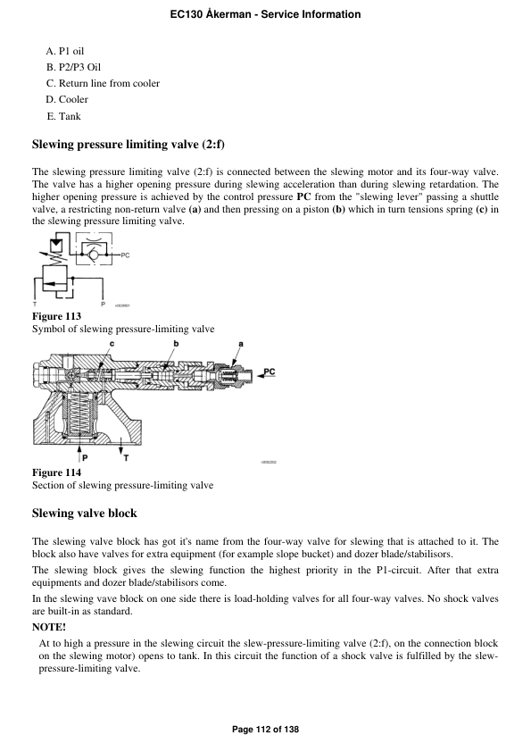 Volvo EC130 Akerman Excavator Repair Service Manual Workshop Guide