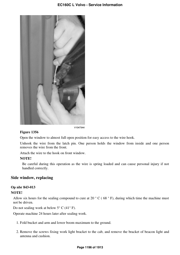 Volvo EC160C L Excavator Repair Service Manual Workshop Guide