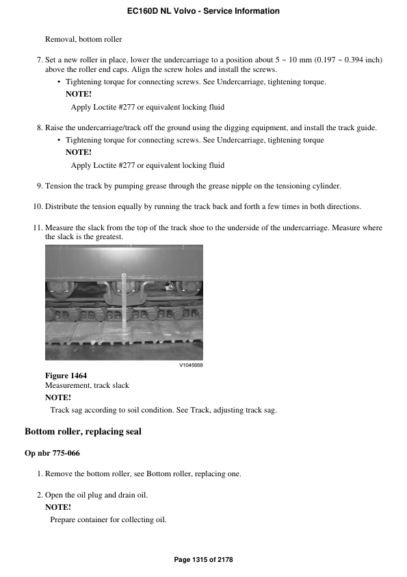 Volvo EC160D NL Excavator Repair Service Manual Workshop Guide
