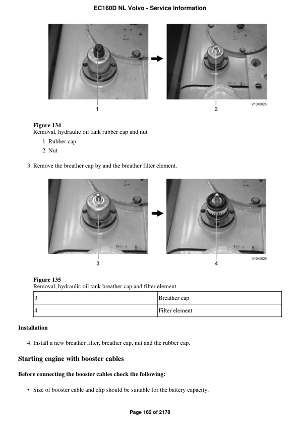 Volvo EC160D NL Excavator Repair Service Manual Workshop Guide