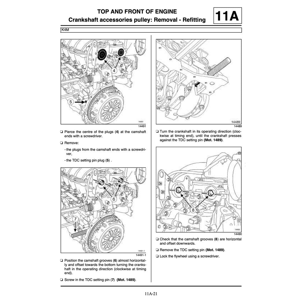 RENAULT KANGOO II X61 FC/FW 2007-2021 Full Manual Set – Repair & Maintenance Manual