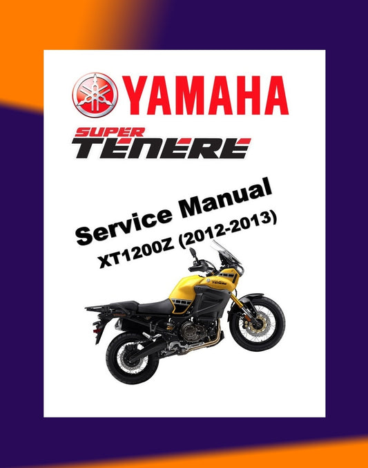 YAMAHA XT1200Z SUPER TENERE 2012-2013 Full Manual Set – Repair & Maintenance Manual and Spare Parts Catalog and User Handbook