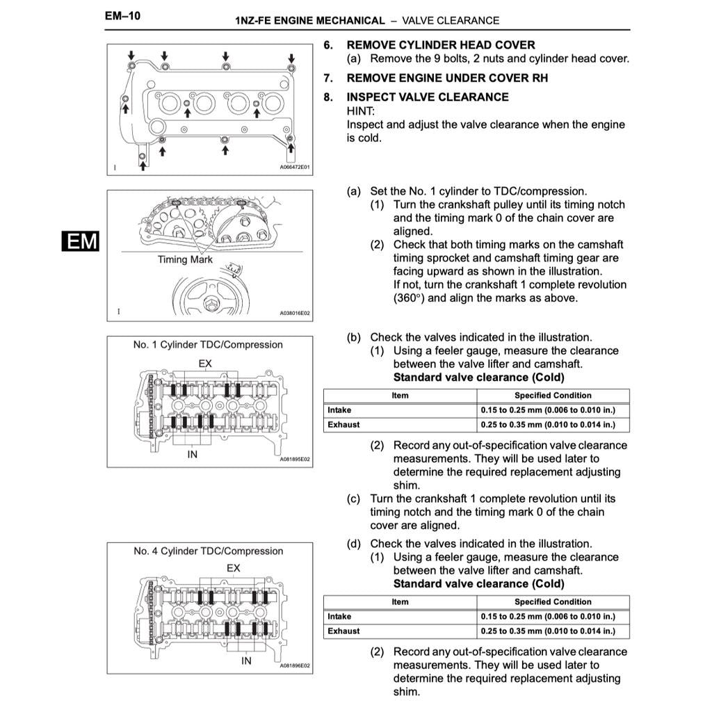 TOYOTA IST SCION XA NCP61 2004-2007 Full Manual Set – Repair & Maintenance Manual