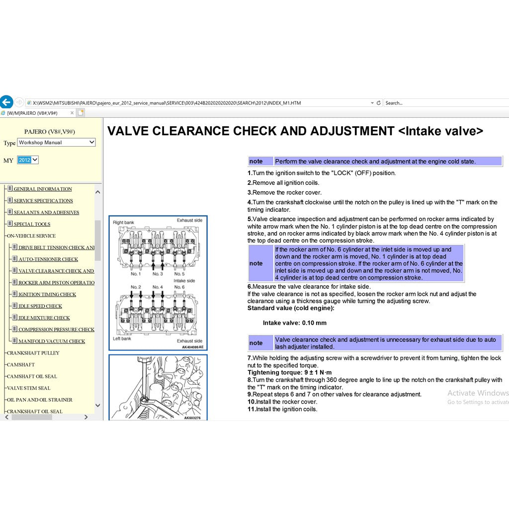MITSUBISHI PAJERO IV V80/V90 2006-2021 Full Manual Set – Repair & Maintenance Manual